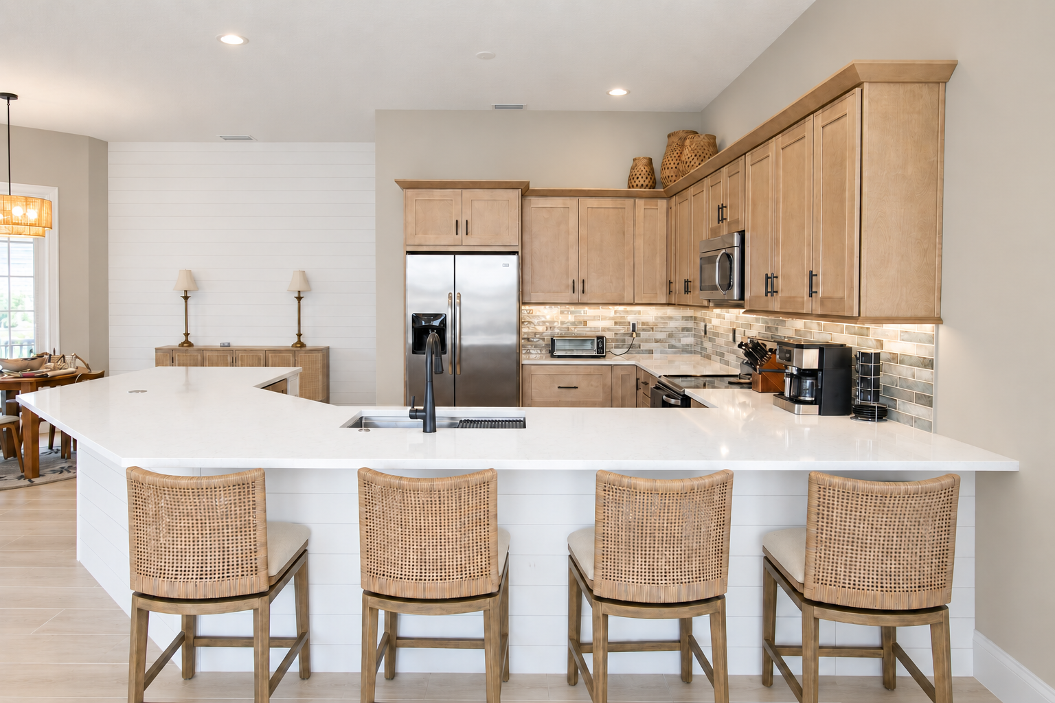 Completed kitchen renovation for Susan and Glenn