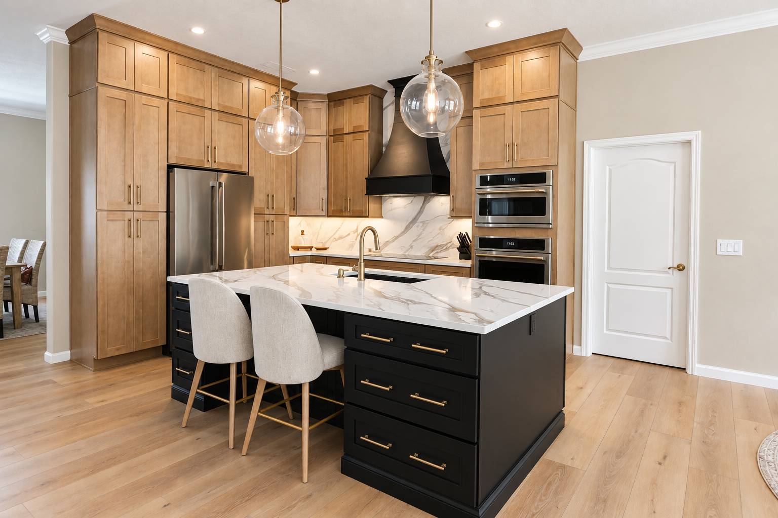 Completed whole-home storm renovation by Hill Brand Homes