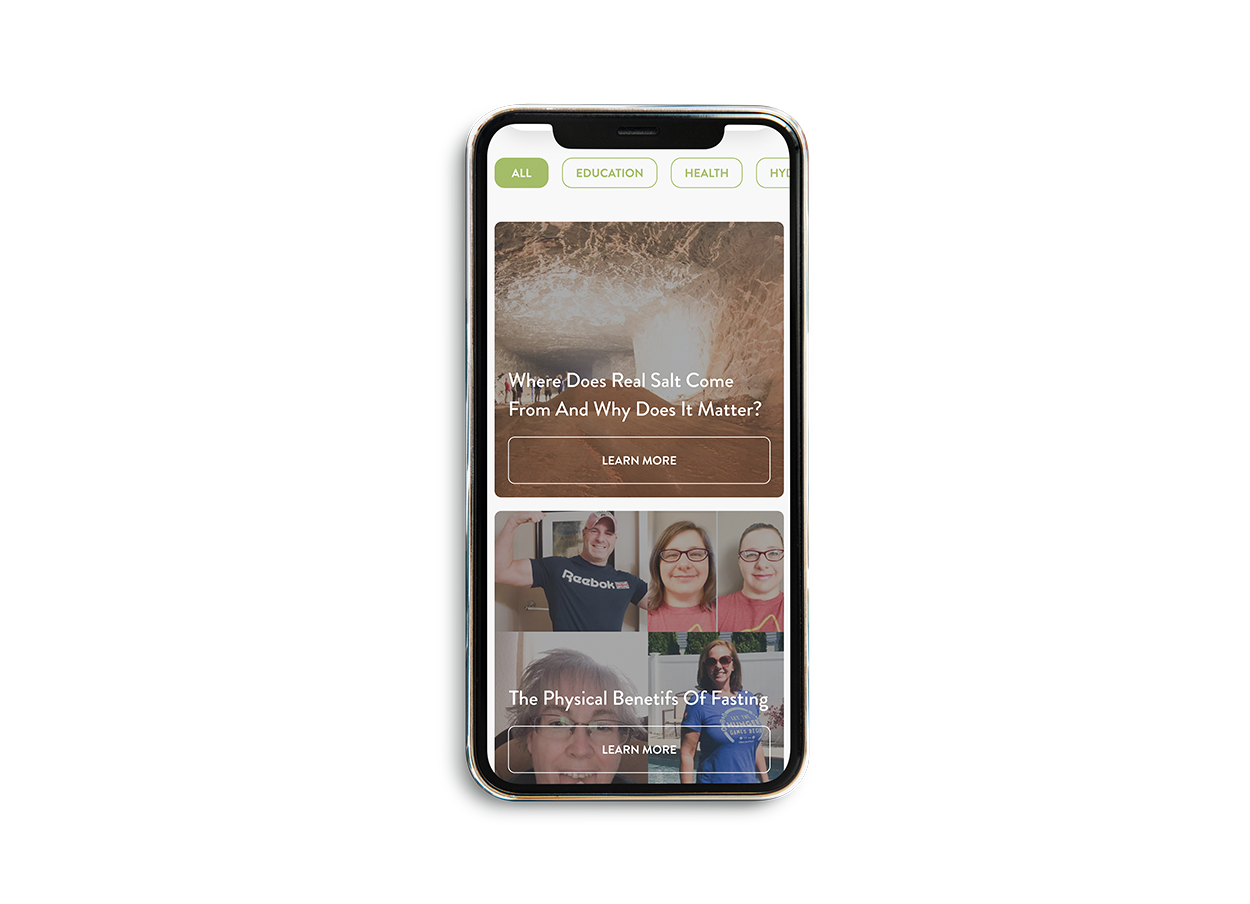 Blog page that shares experiences by customers