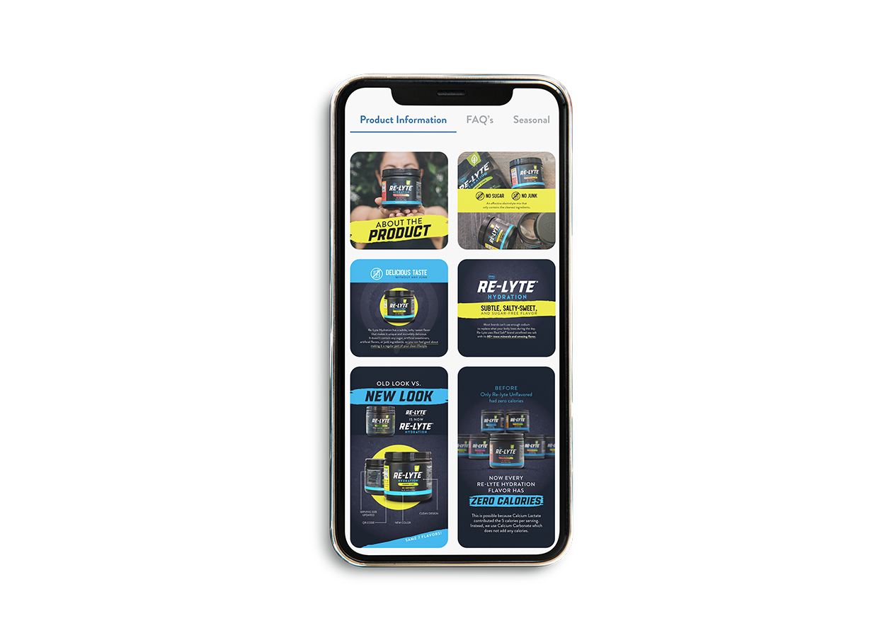 Grab and Go content page