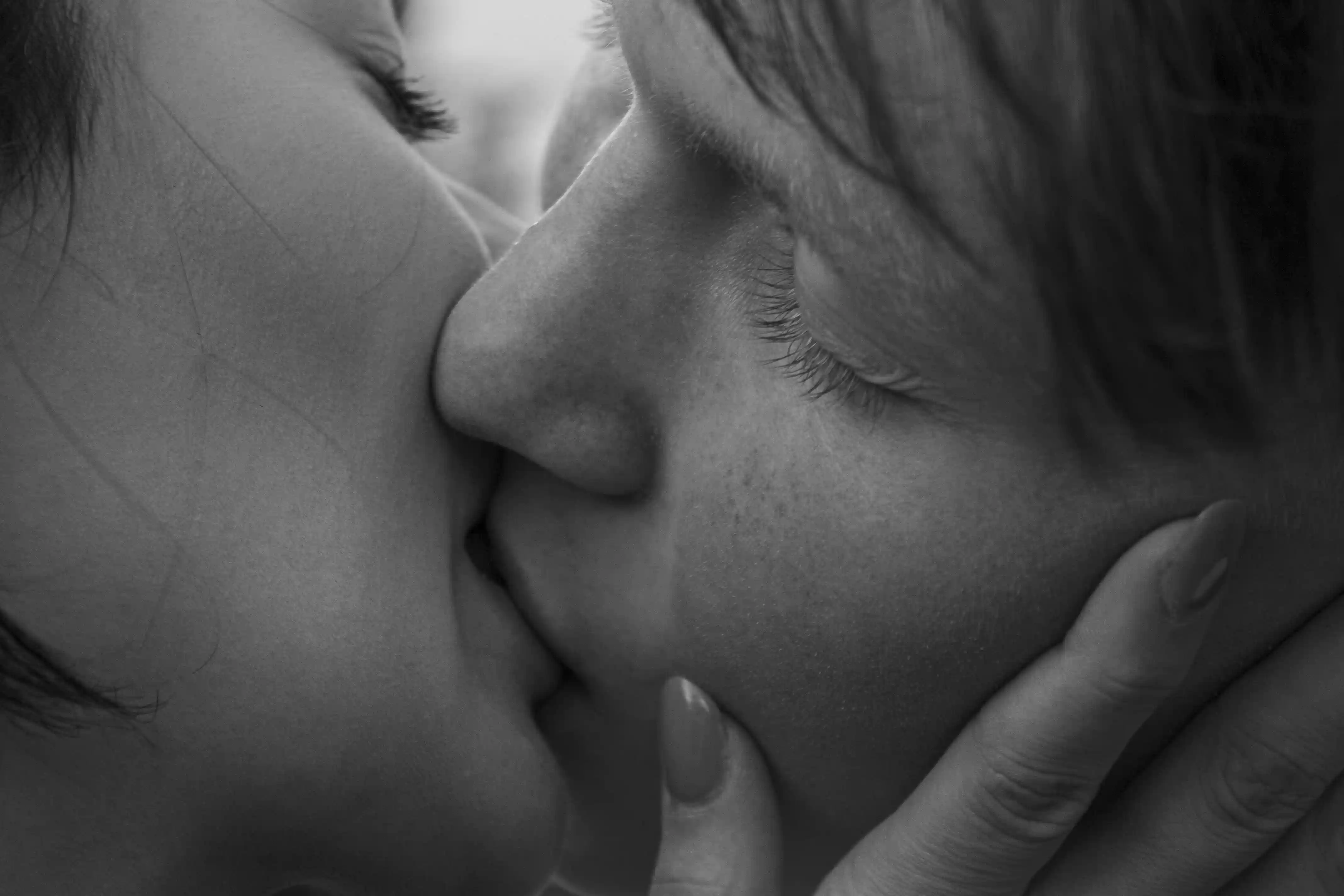 Couple kissing