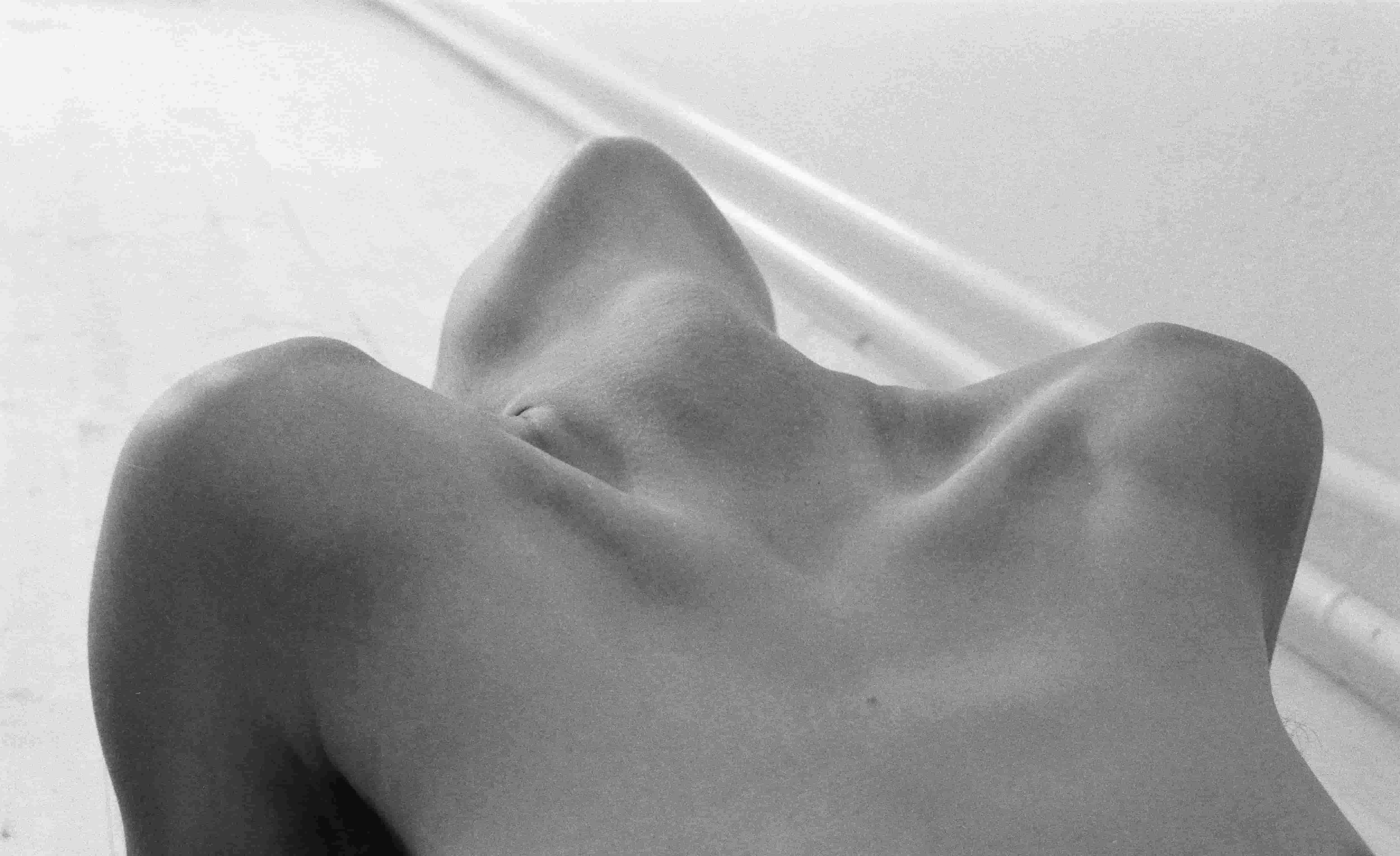 Woman getting undressed