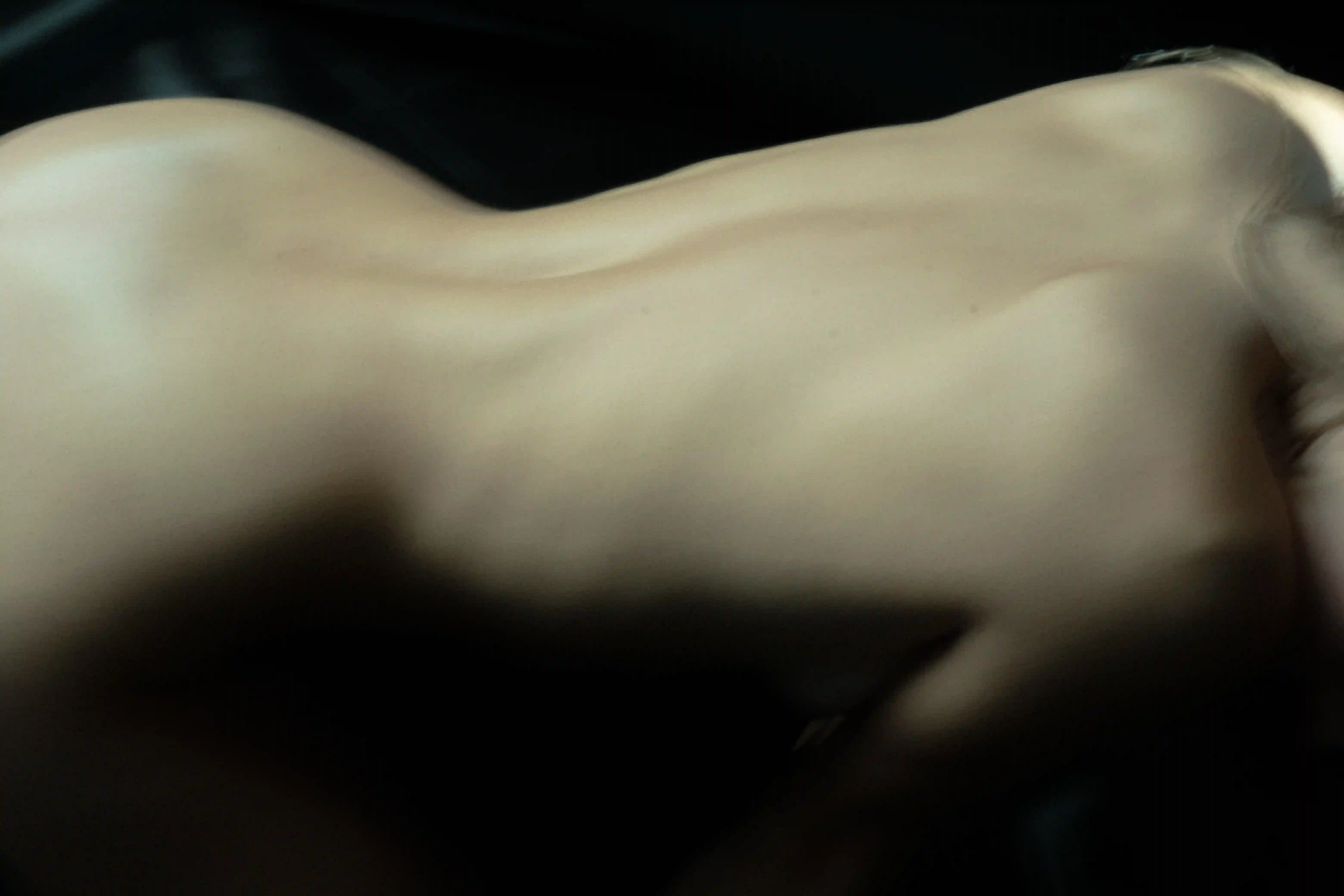 Woman getting undressed