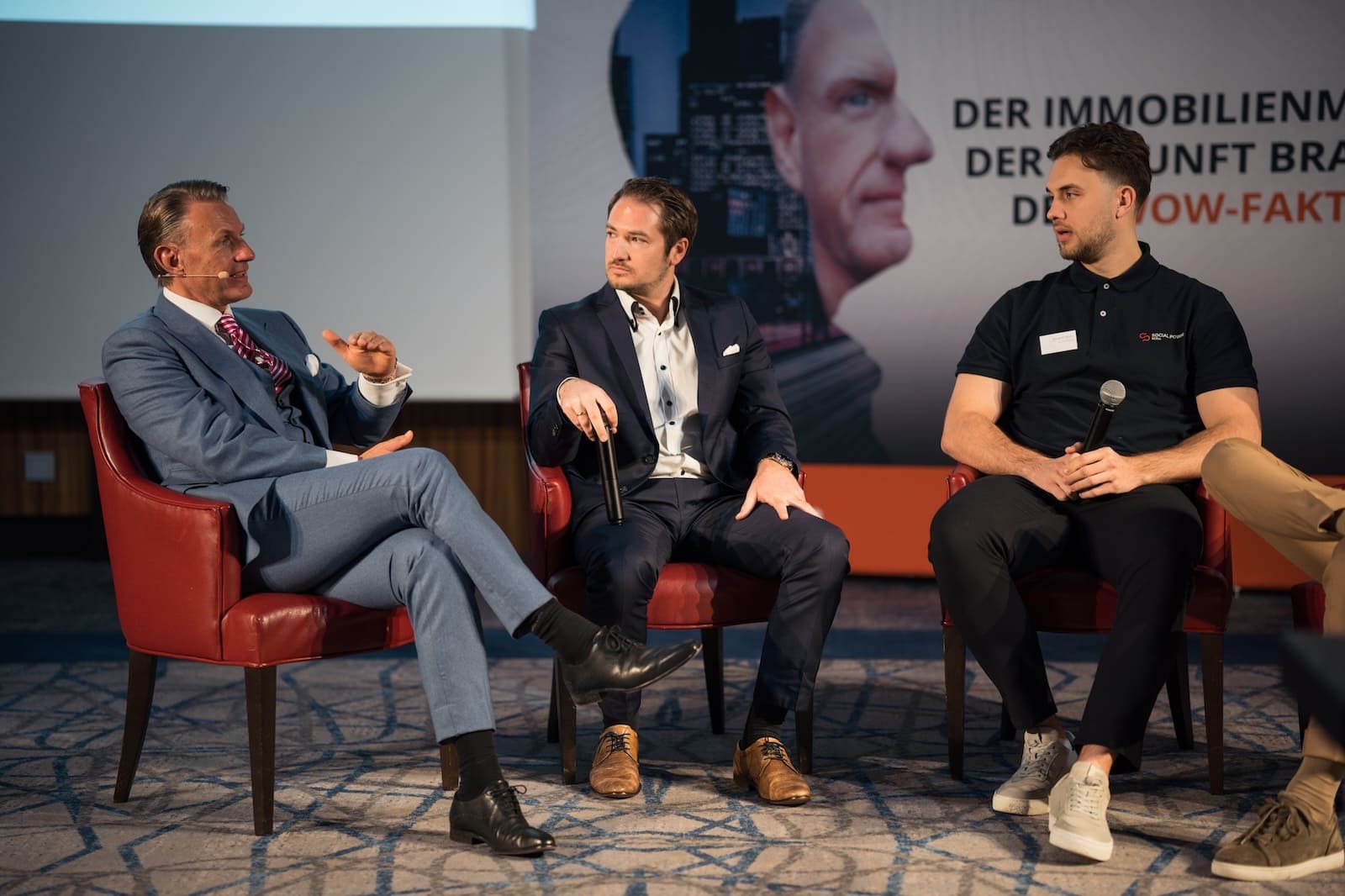 Seminarsaal mit Immobilienmaklern