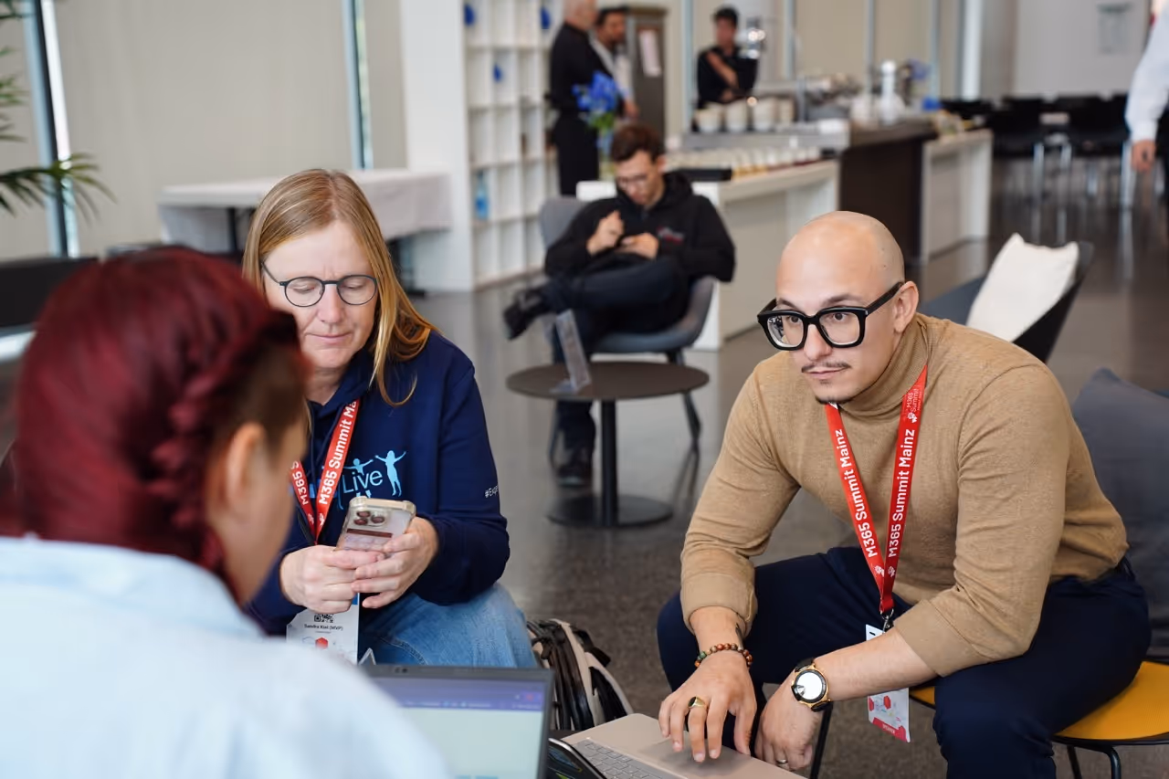 Fabio Bonolo in der MVP Corner M365 Summit 2025