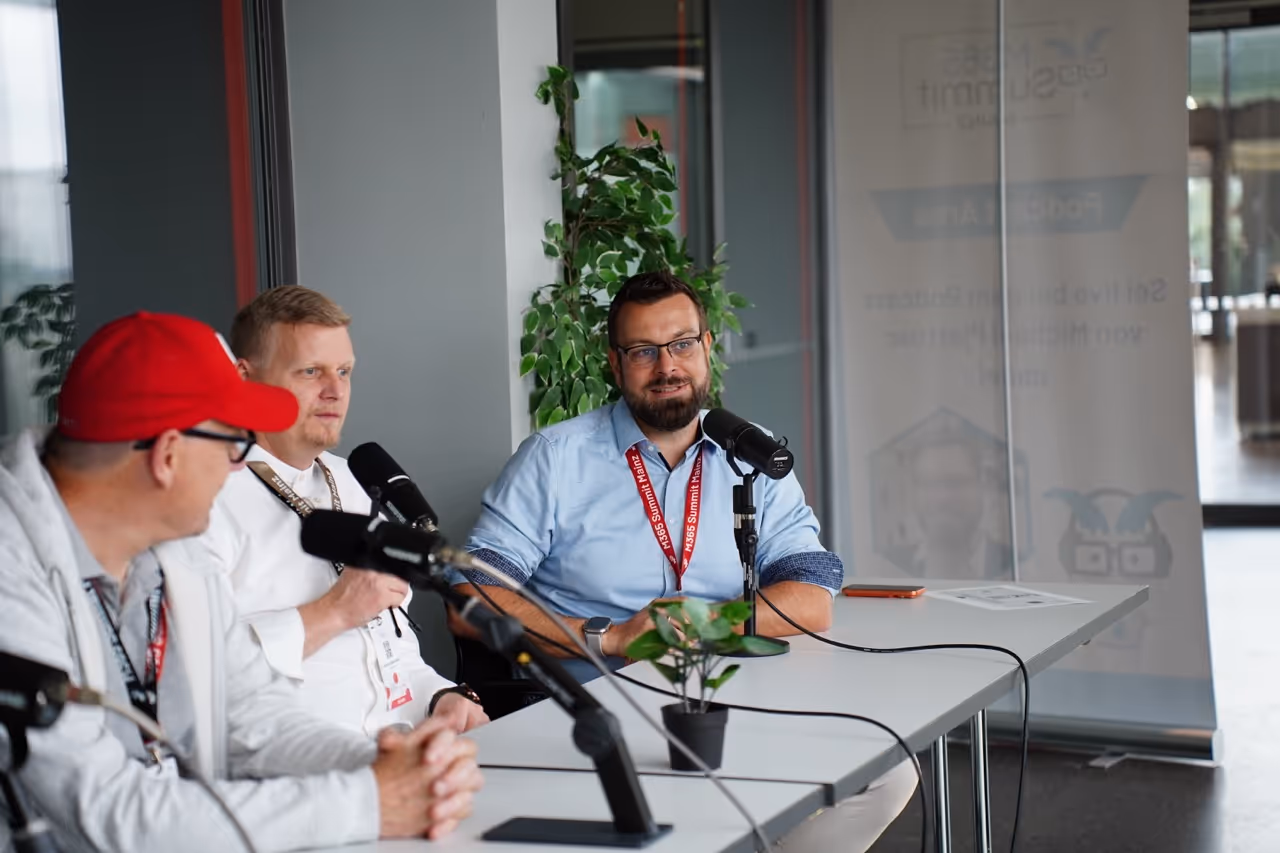 Podcast Aufnahme Michael Plettner M365 Summit Mainz