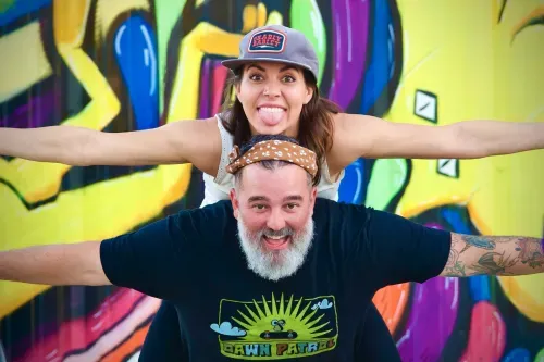 Zac and Cari Caramonta Goofin'
