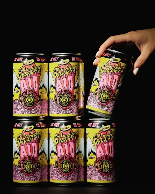 Skater Aid Cans Stacked