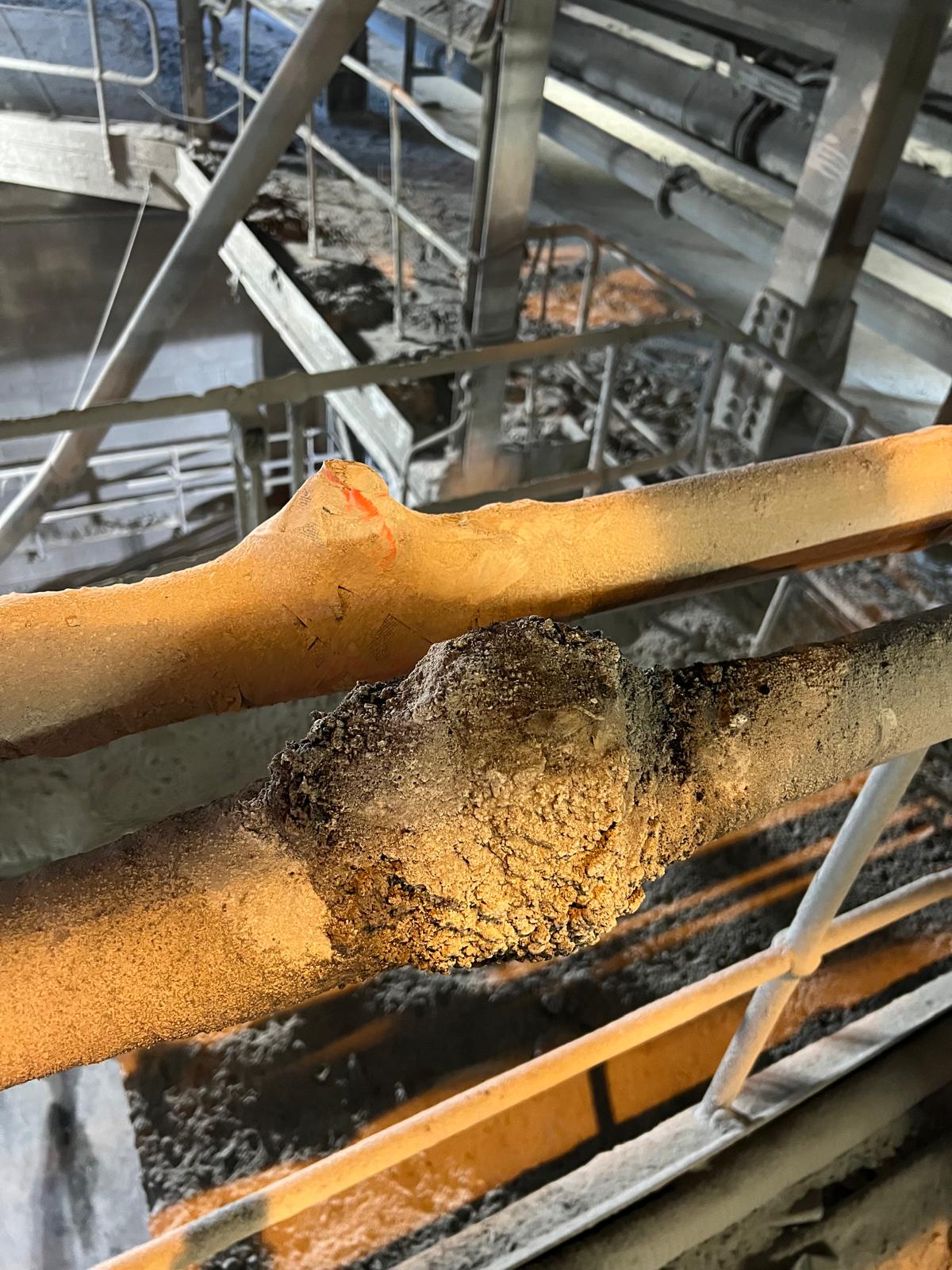 Existing wrap build-up and local nozzle profile