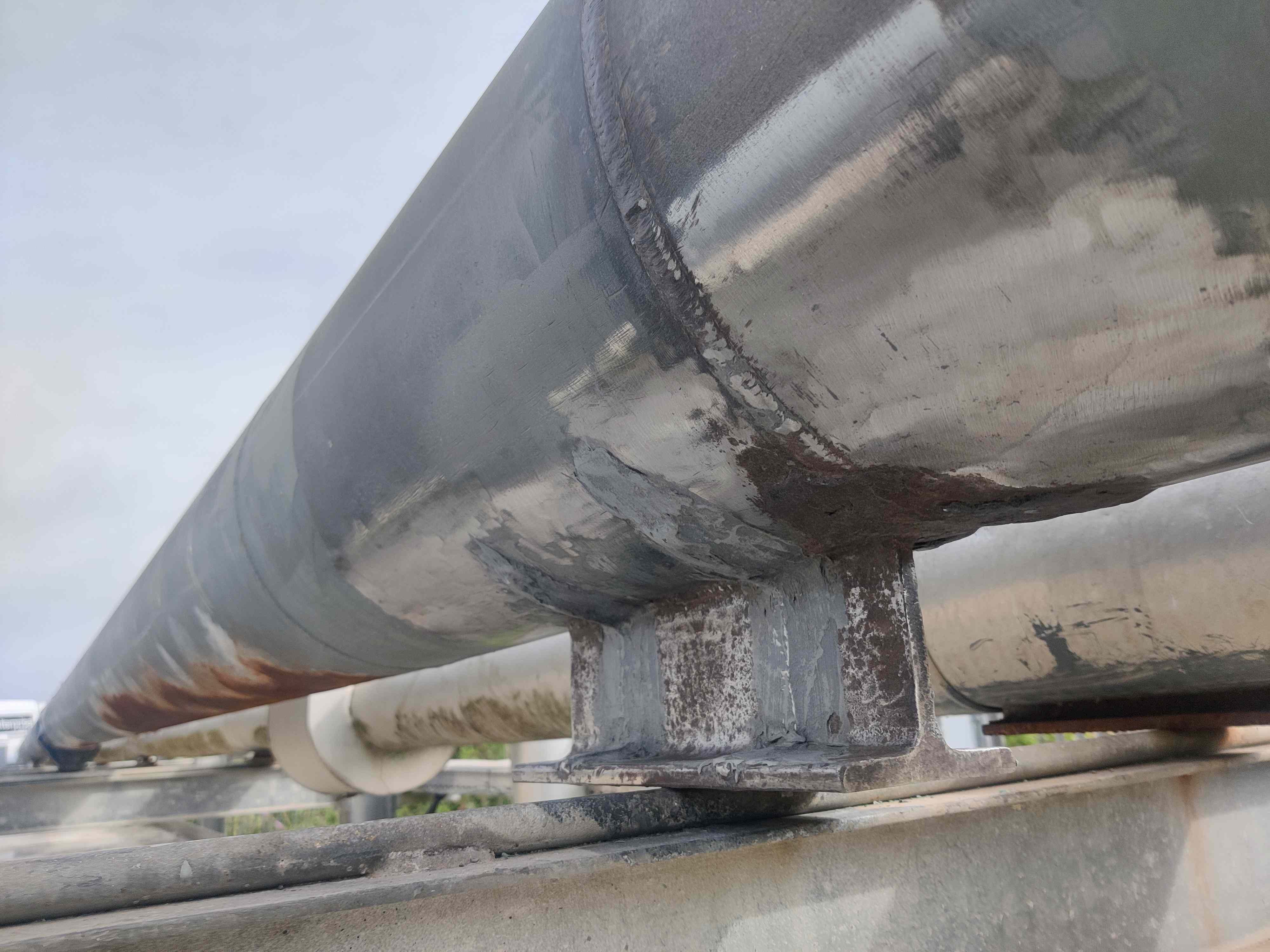 Completed BioWrap 102 repair on a 12-inch fuel-oil line
