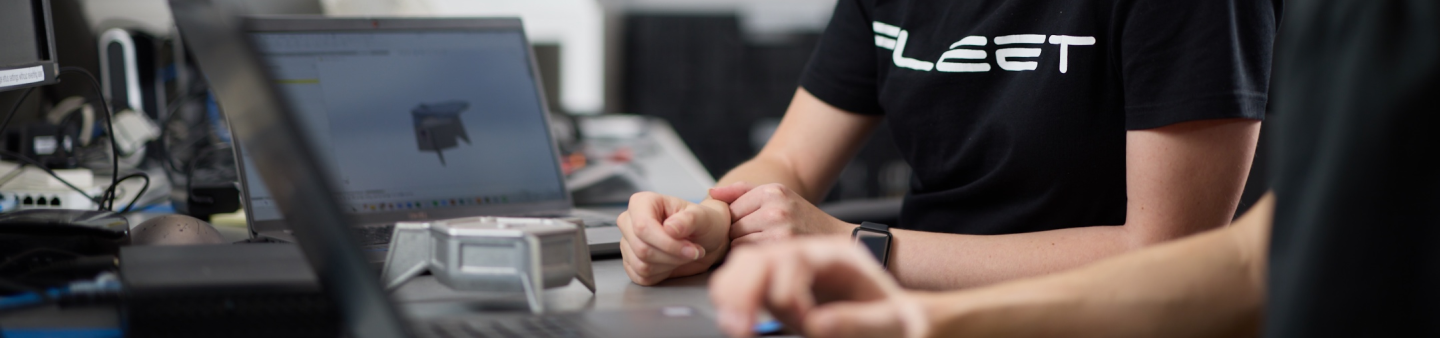 A Fleet scientist working on technology