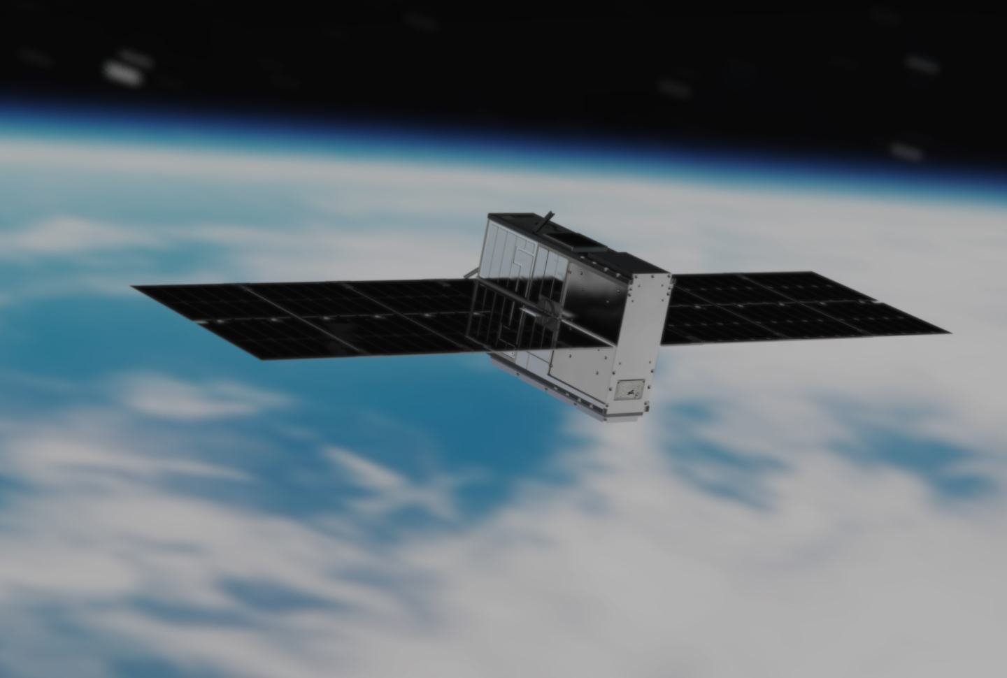 A Fleet satellite in space over the earth