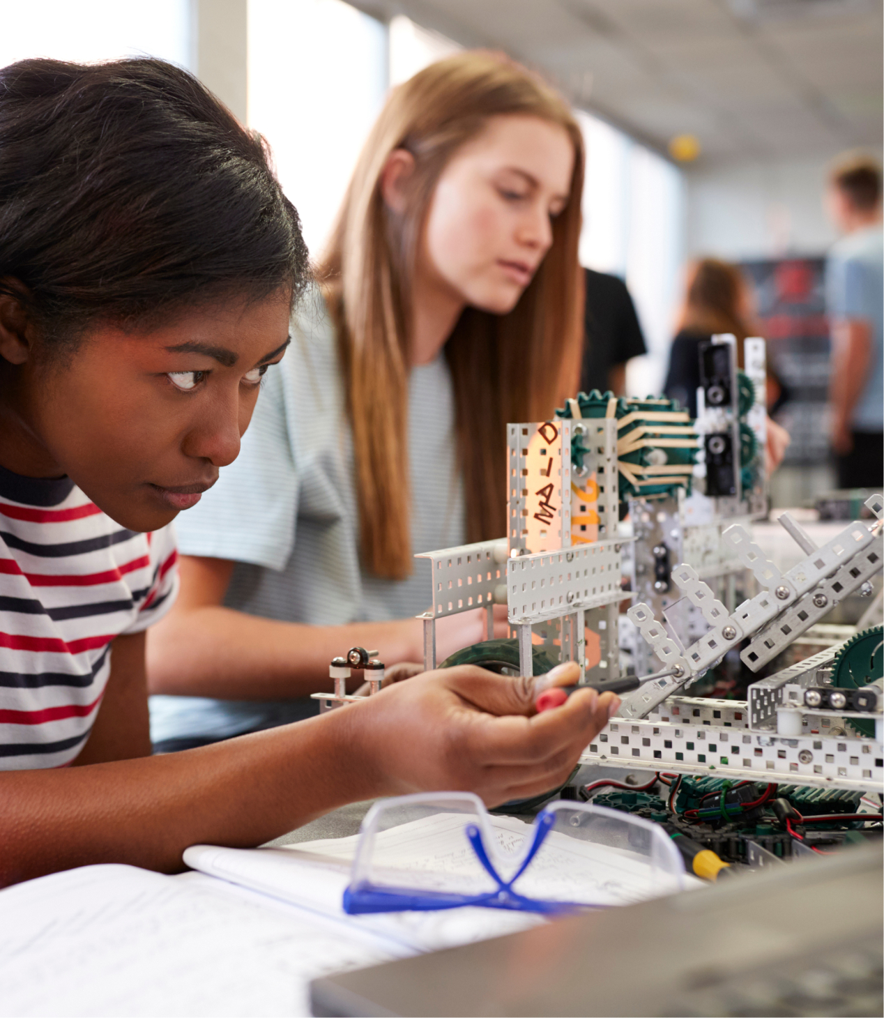 STEM program attendees girl