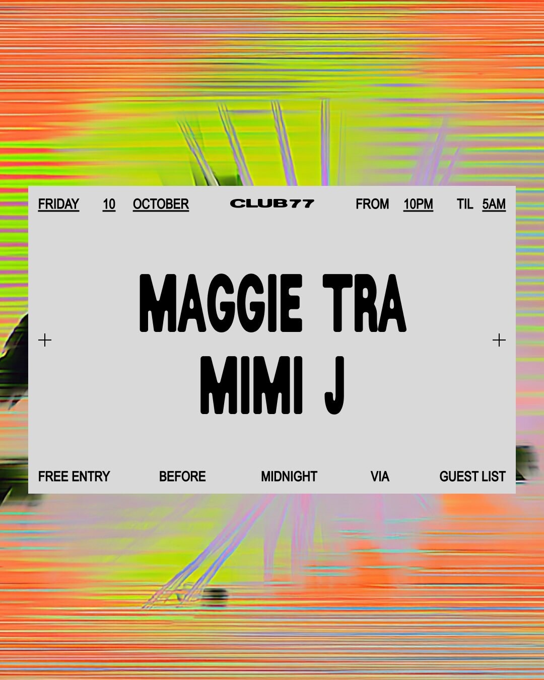 Fridays at 77: Maggie Tra, Mimi J