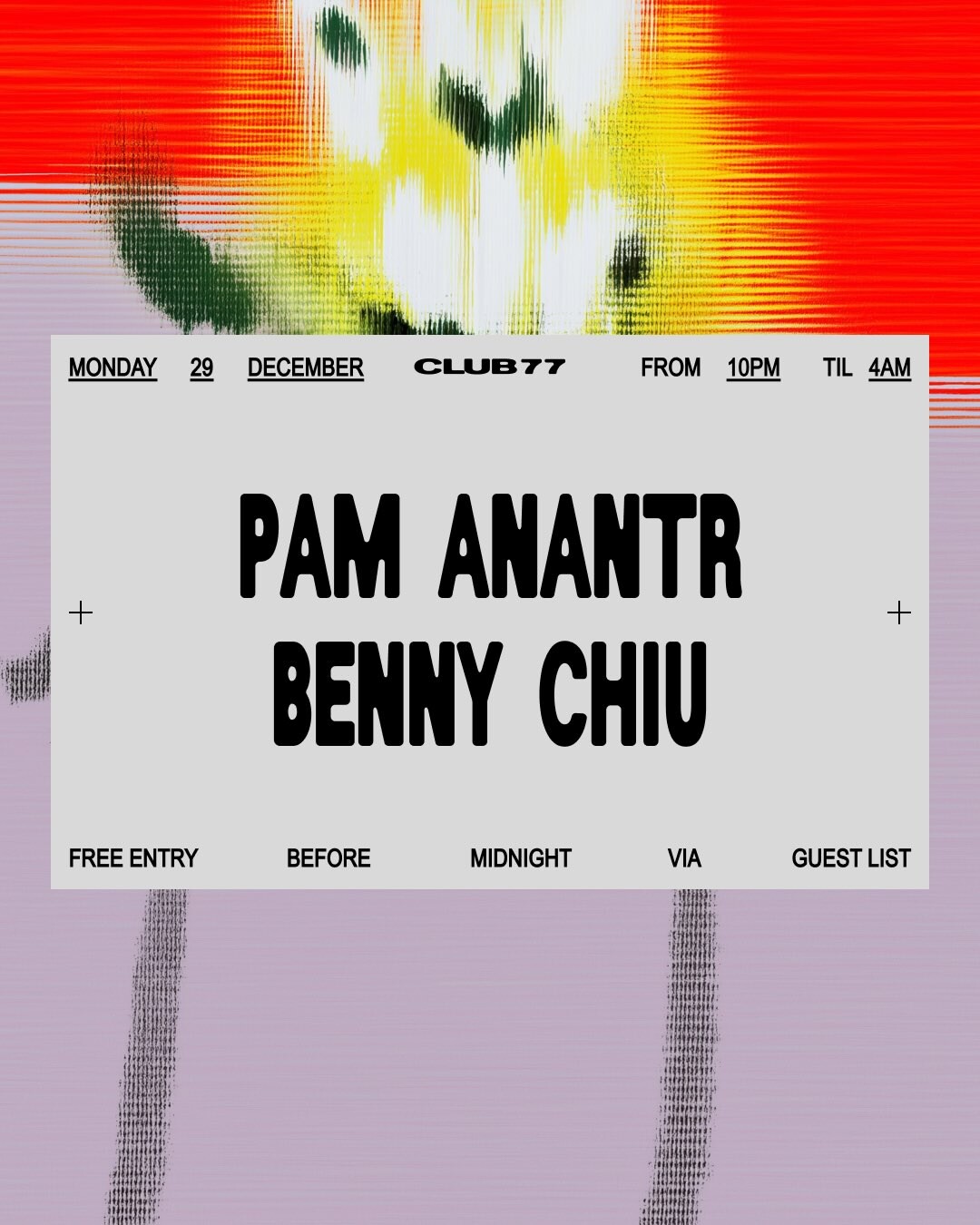 Club 77: Pam Anantr, Benny Chiu