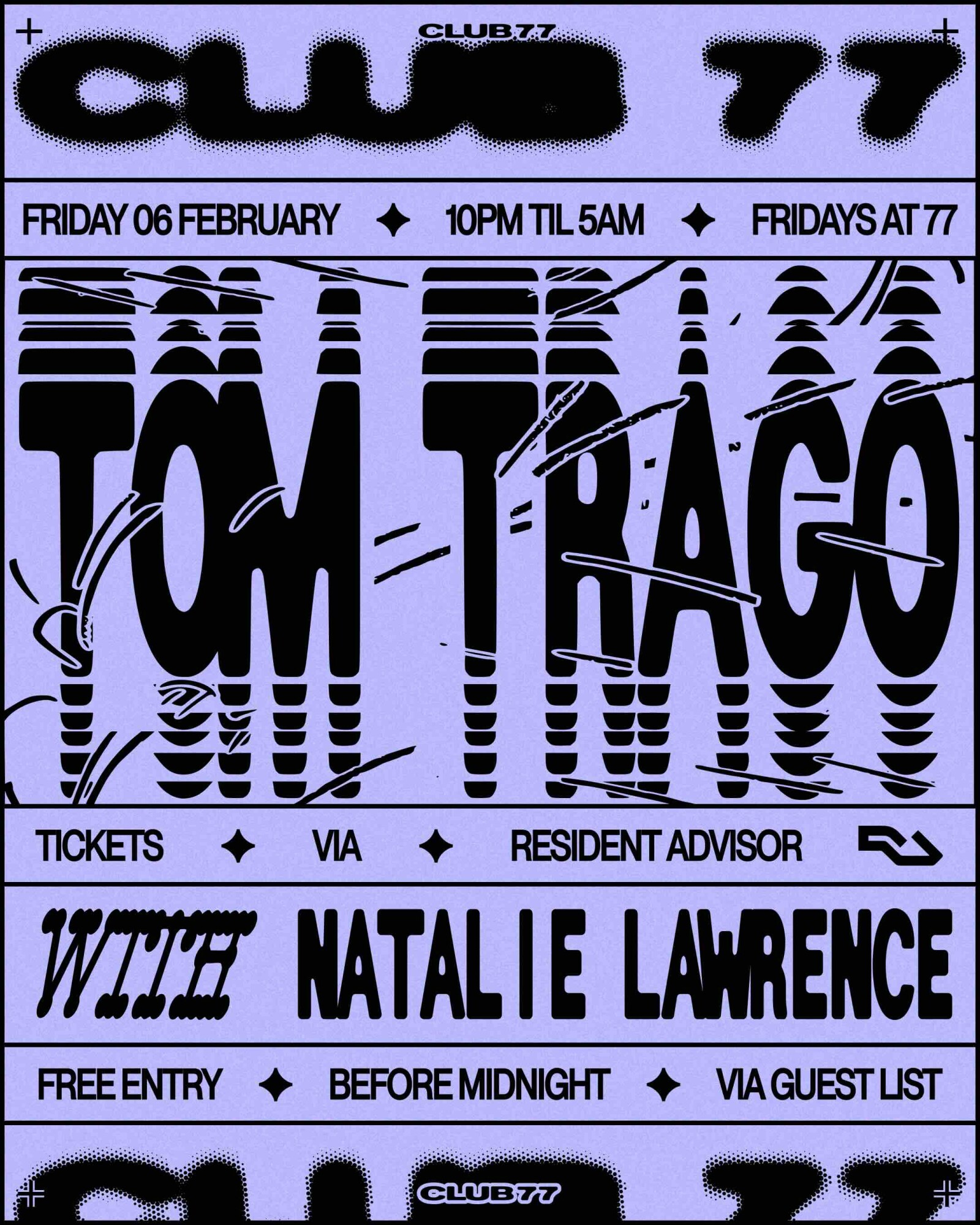 Club 77: Tom Trago, Natalie Lawrence