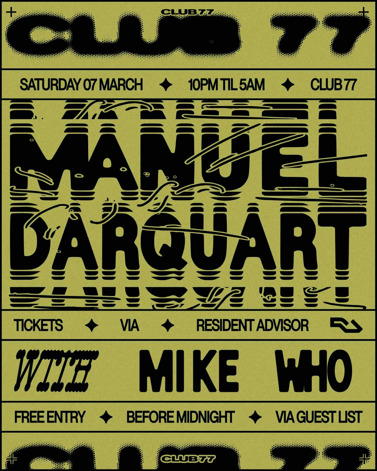 Club 77: Manual Darquart, Mike Who