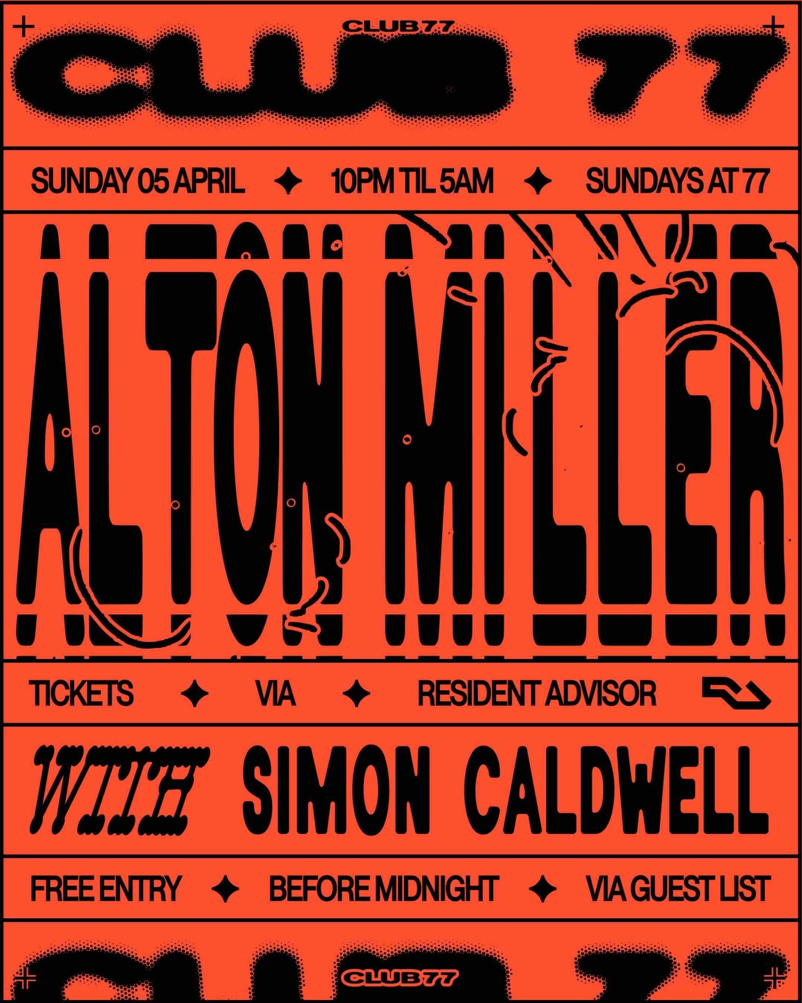 Sundays at 77: Alton Miller, Simon Caldwell