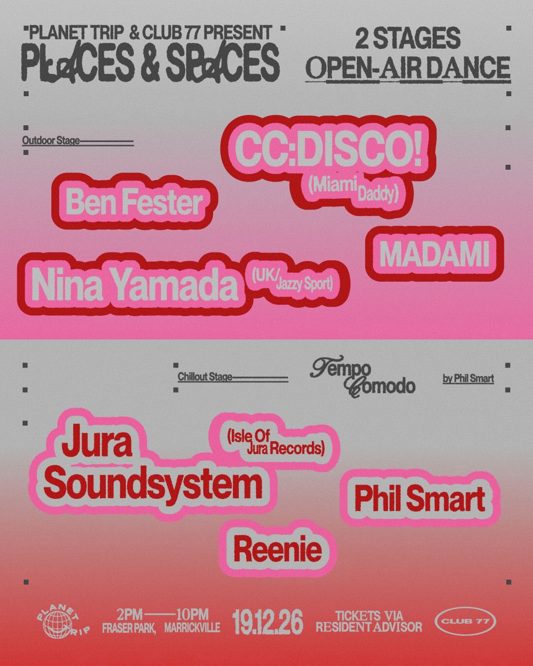 Planet Trip & Club 77 Present: Places & Spaces