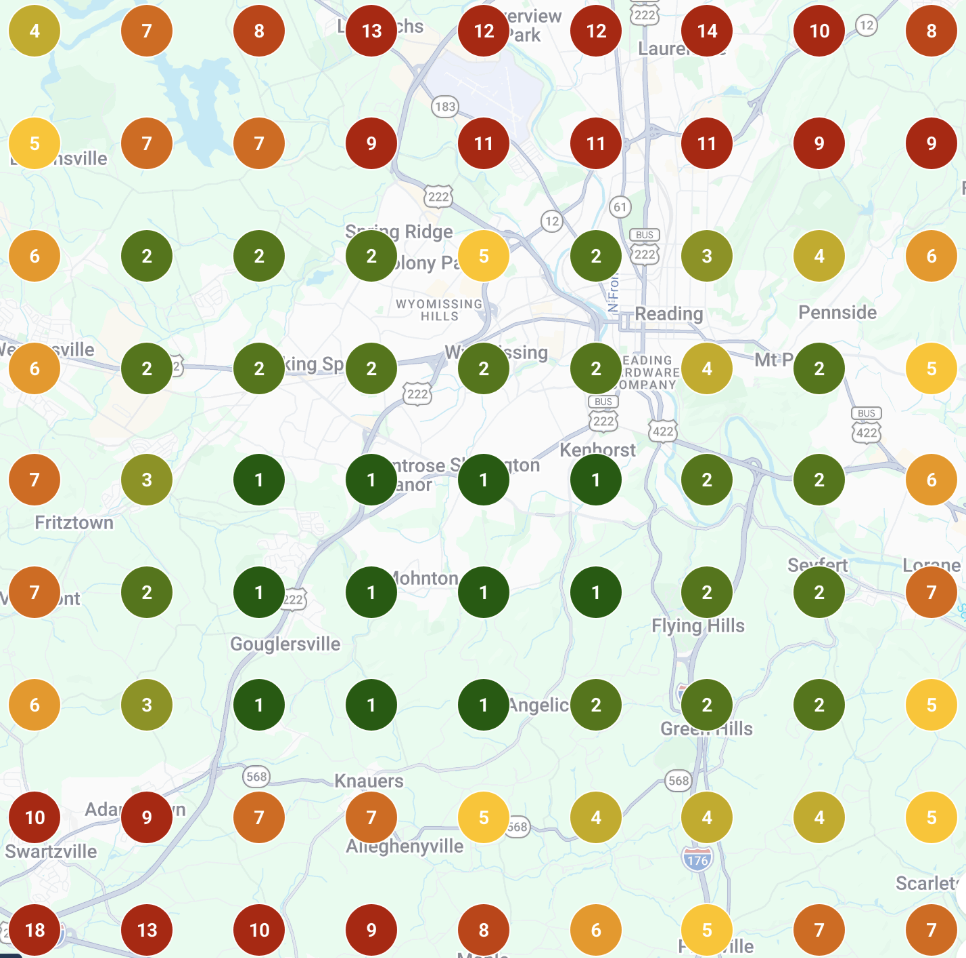 TurnBerry Google Maps after Affluent Data Solutions