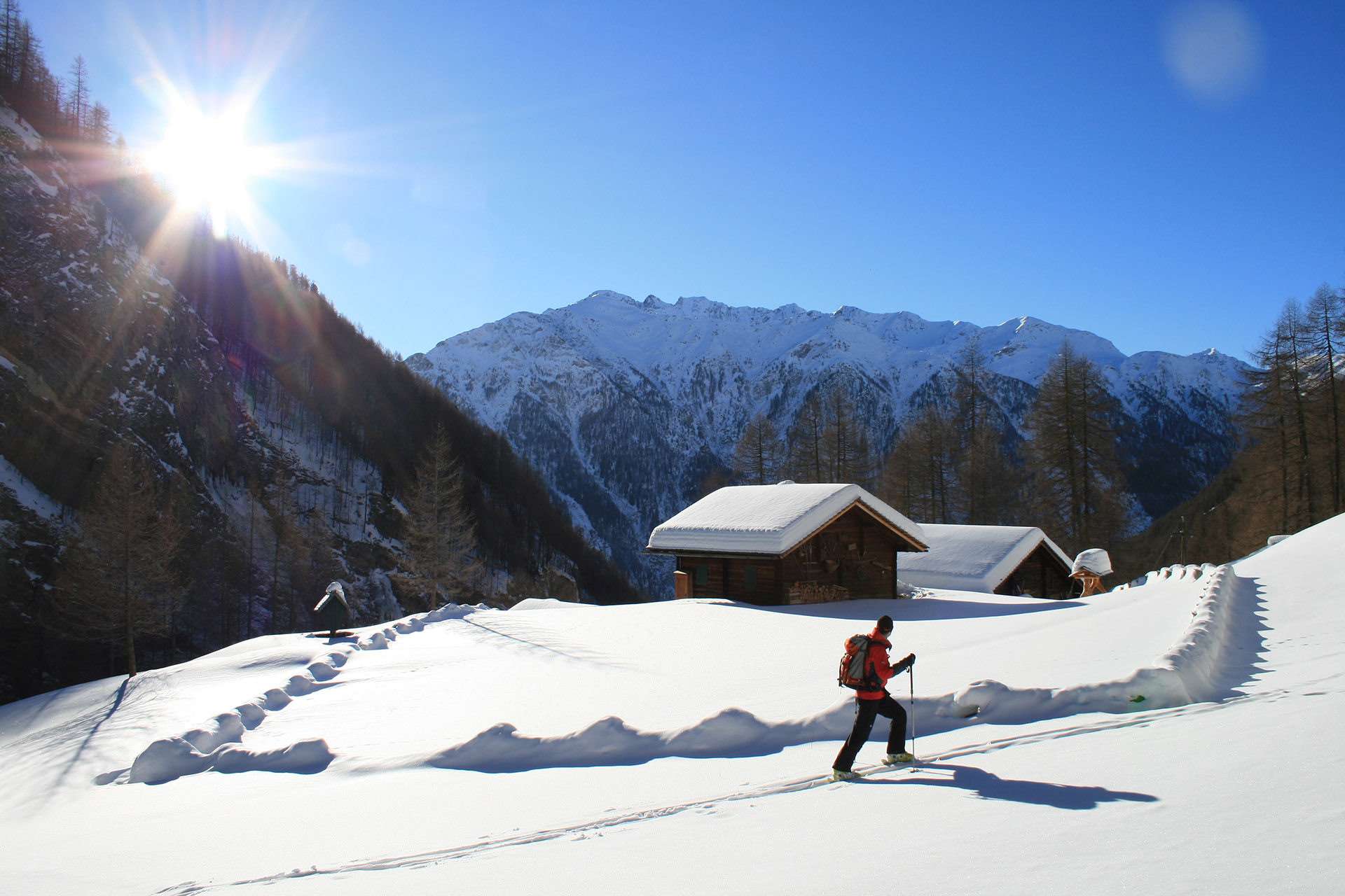 Beginner ski tour