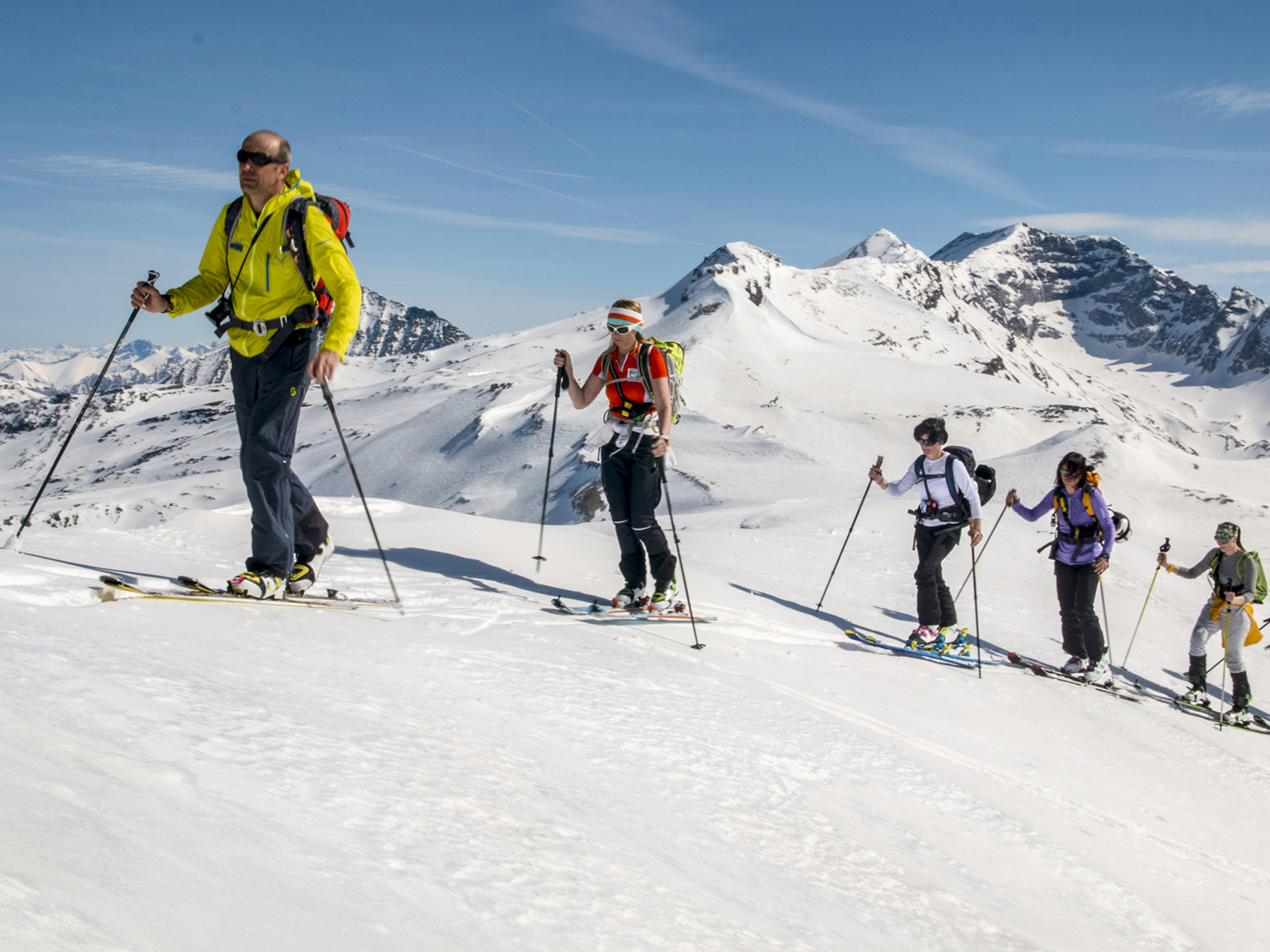 Beginner ski tour