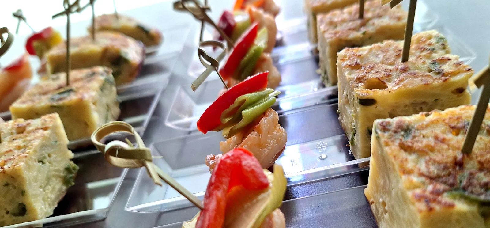 Fingerfood served by us at an event