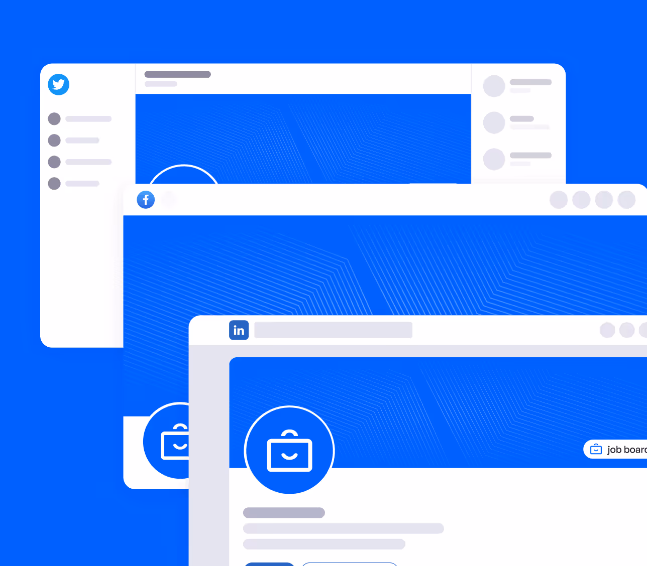 Social Media Assets - Job Board X Webflow Template
