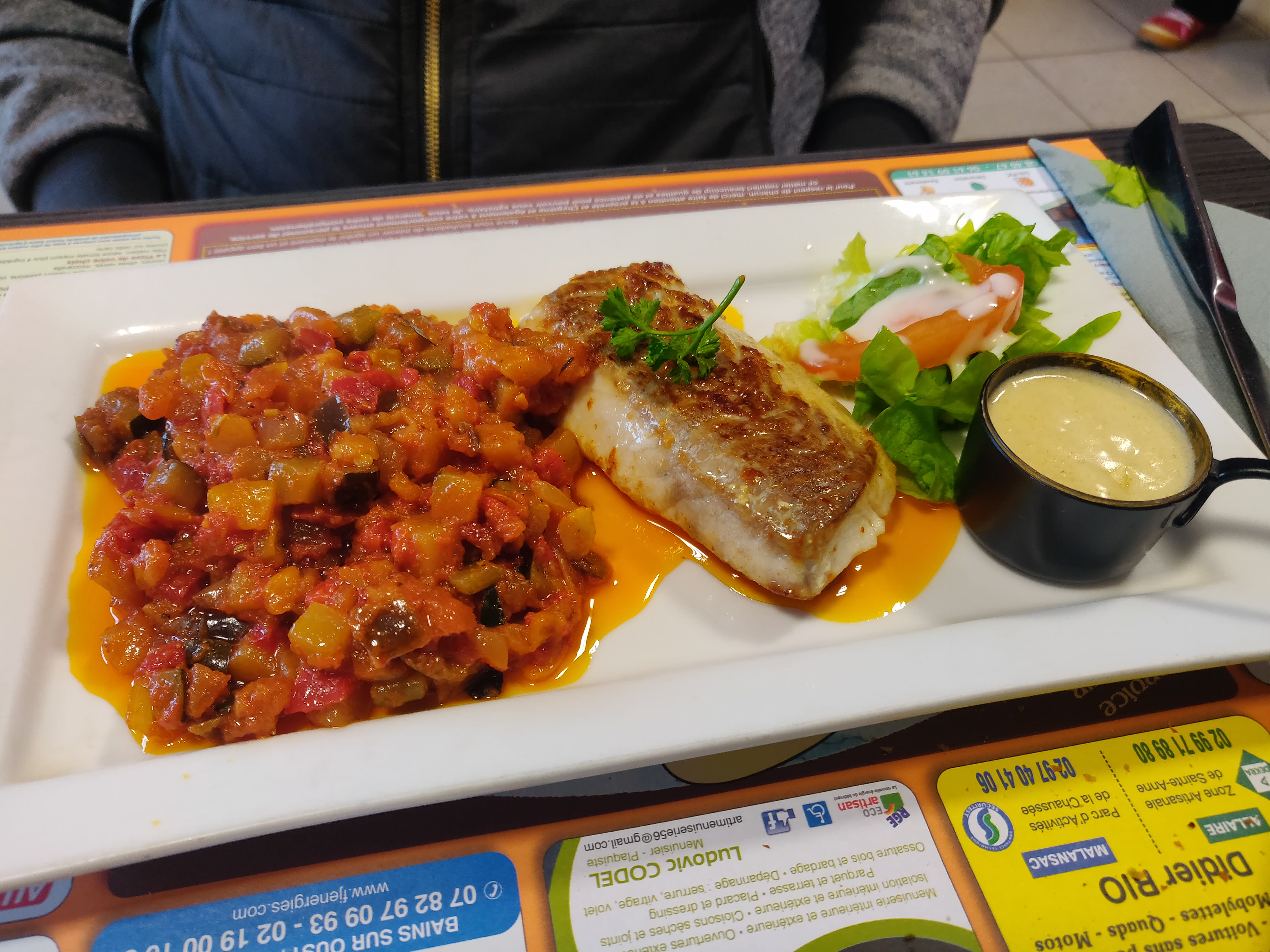 Menu du chef de la croix des landes