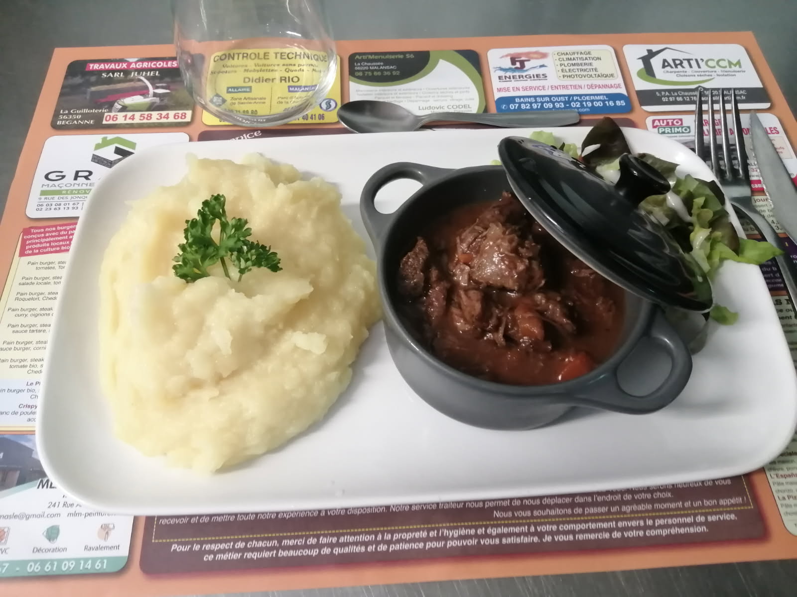 Menus de la semaine - La croix des landes