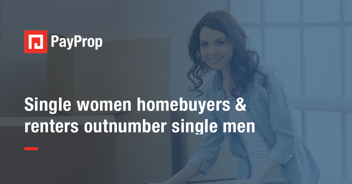 Single women homebuyers & renters outnumber single men - PayProp Blog