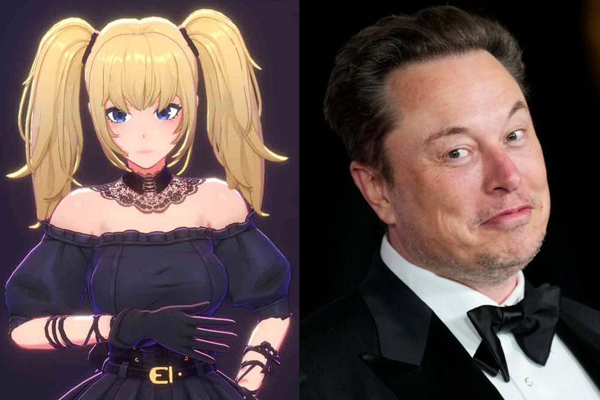 Elon Musk Turns His AI Into a Flirty Anime Girlfriend