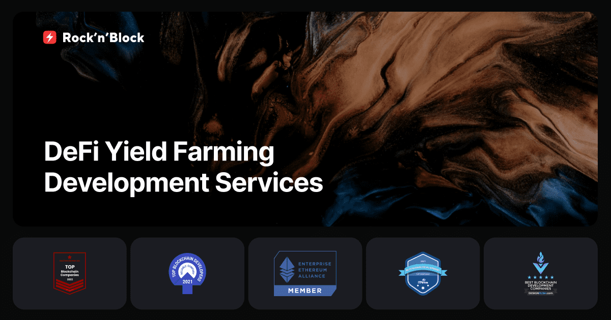 DeFi Yield Farming Development Services | Rock’n’Block