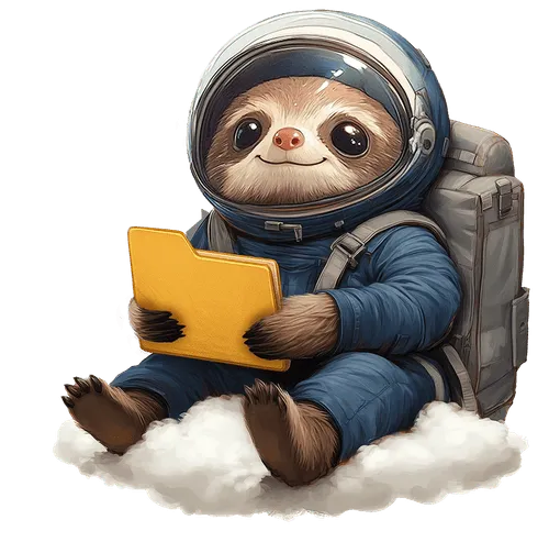 Diversion sloth mascot illustrating on-premise deployment
