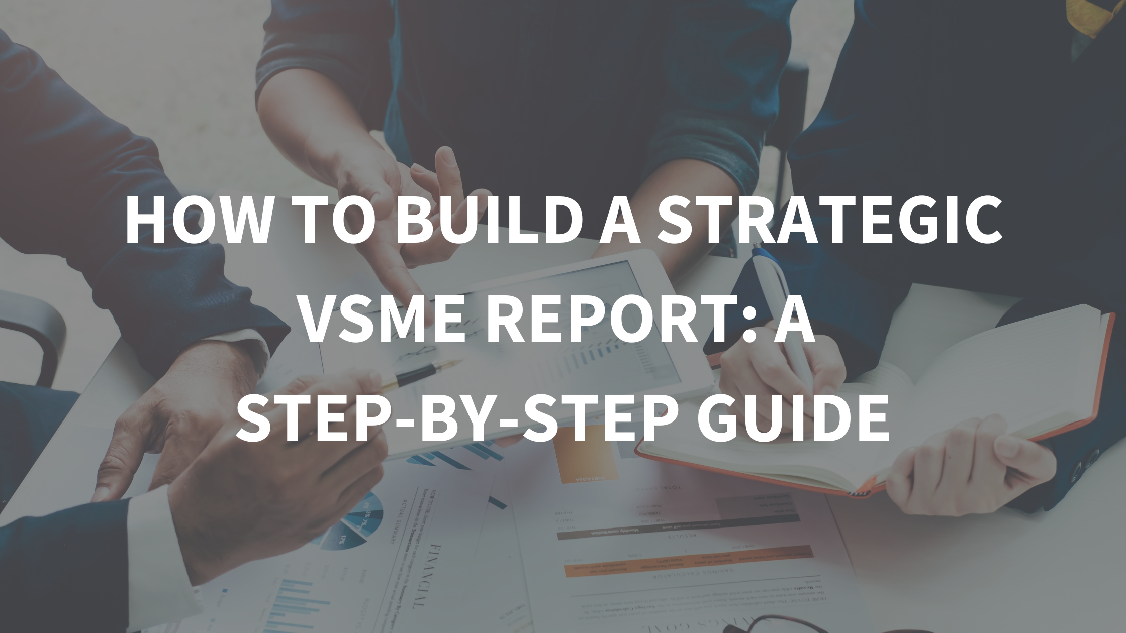 How to Build a Strategic VSME Report: A Step-by-Step Guide