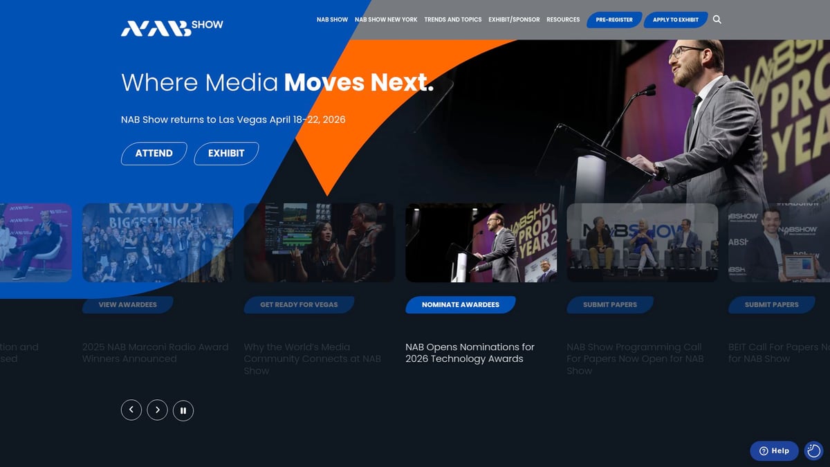 7 Essential Video Production Conferences to Attend in 2026 - NAB Show