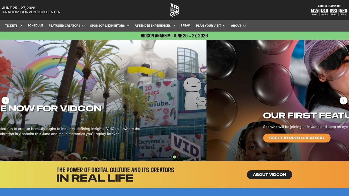 7 Essential Video Production Conferences to Attend in 2026 - VidCon