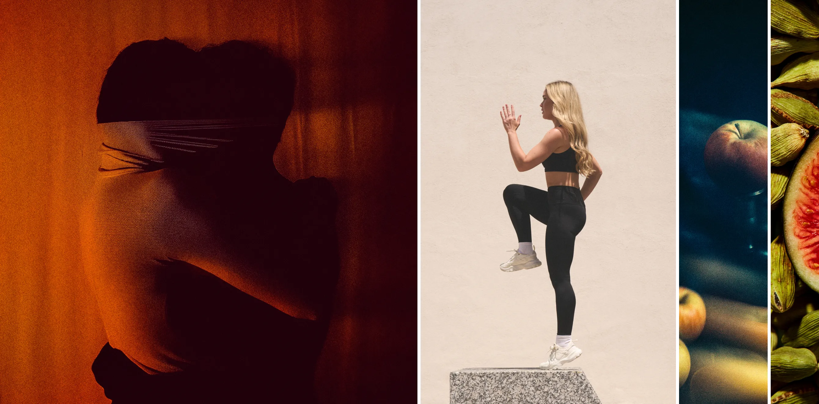 Sunlit rocky canyon with dark waters in shadows, showcasing layered rock formations and cliffs at dusk.