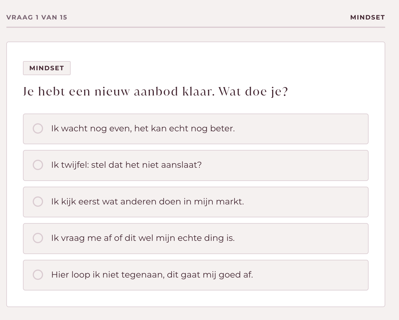 SHIFT-assessment