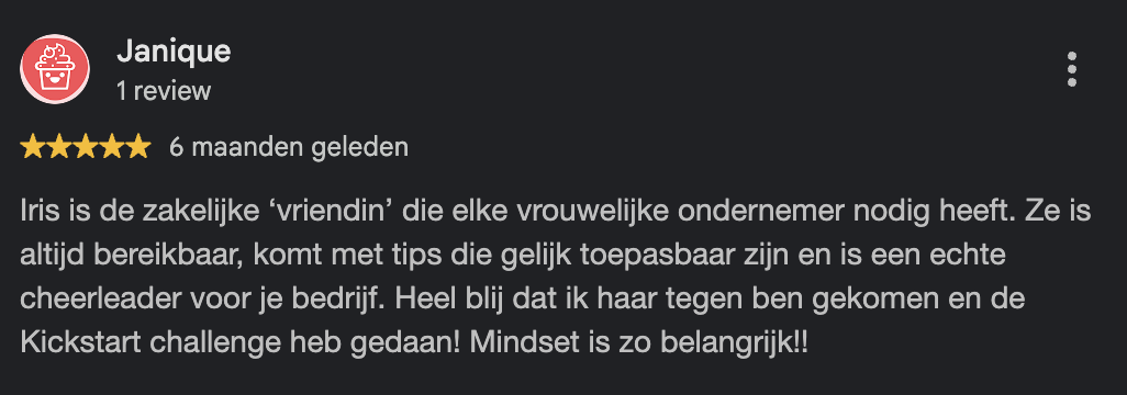 Review screenshot