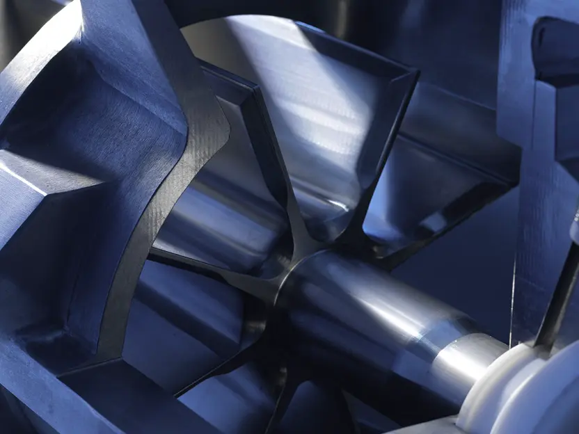 Close-up van een rotary valve, DMN Westinghouse
