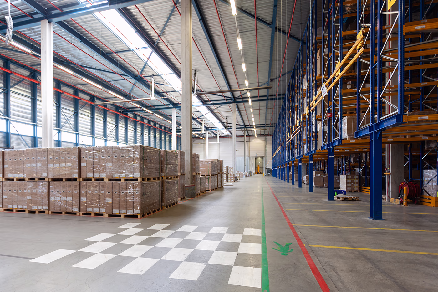 Cross-docking and traditional warehousing operations