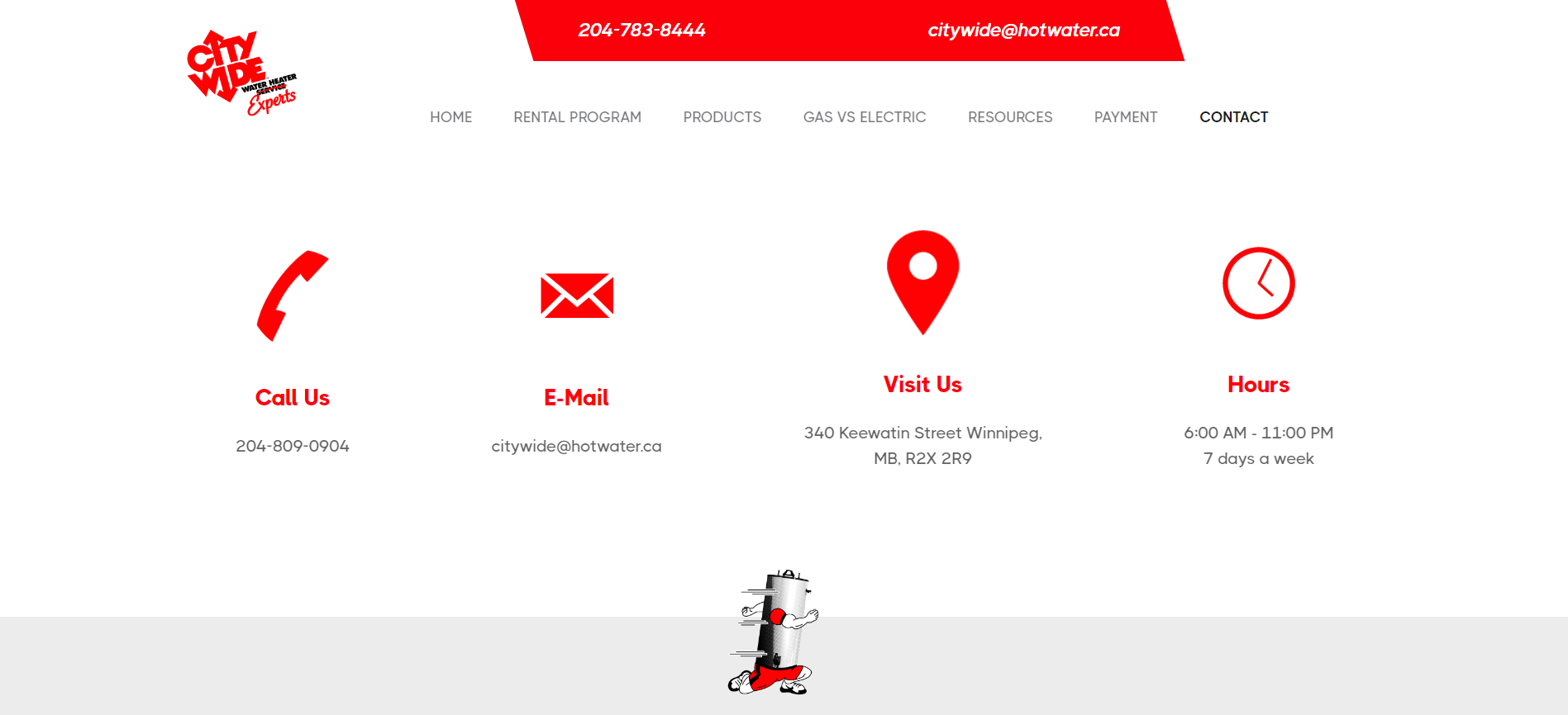City Wide Water Heater Service in Winnipeg