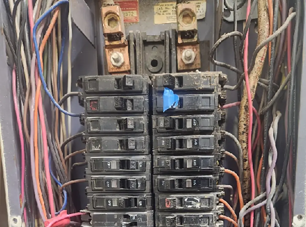 Old Electrical Panel wiring