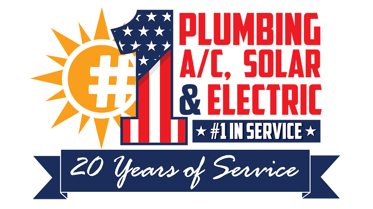 Number One Plumber 20th Anniversary Logo