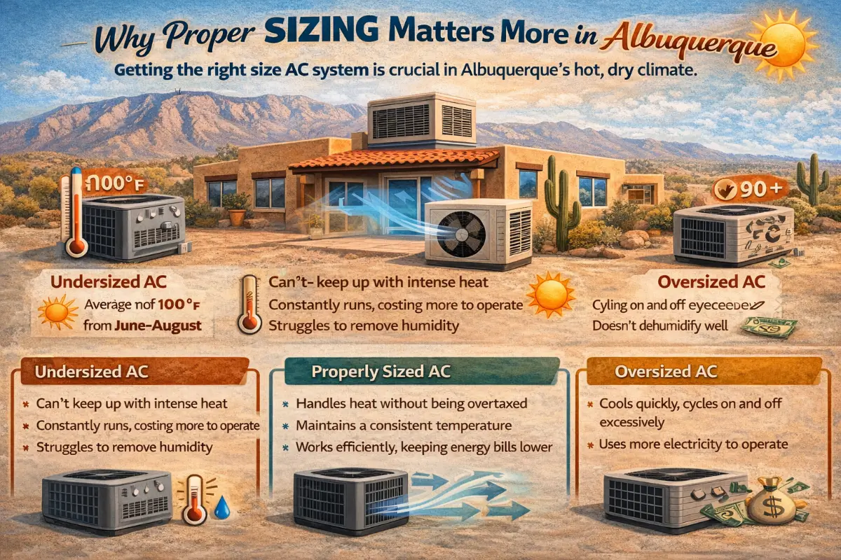 Why size matters in the Albuquerque heat