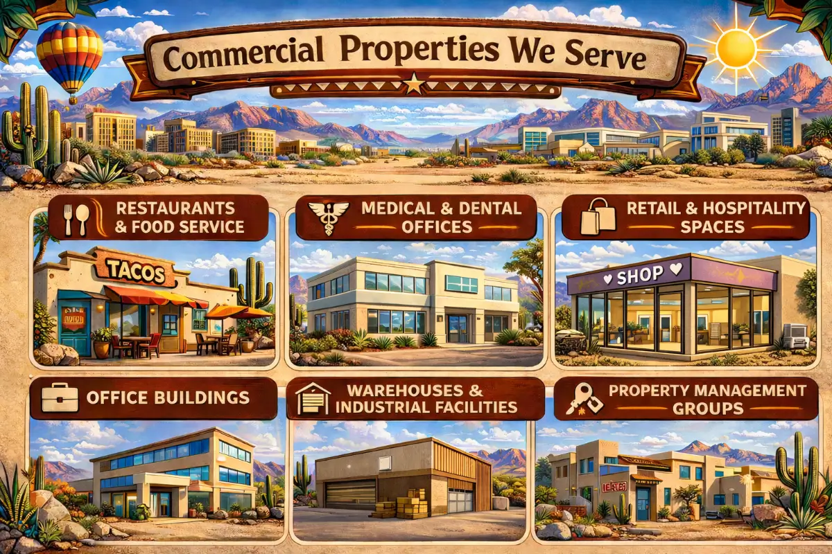 Commercial properties we serve