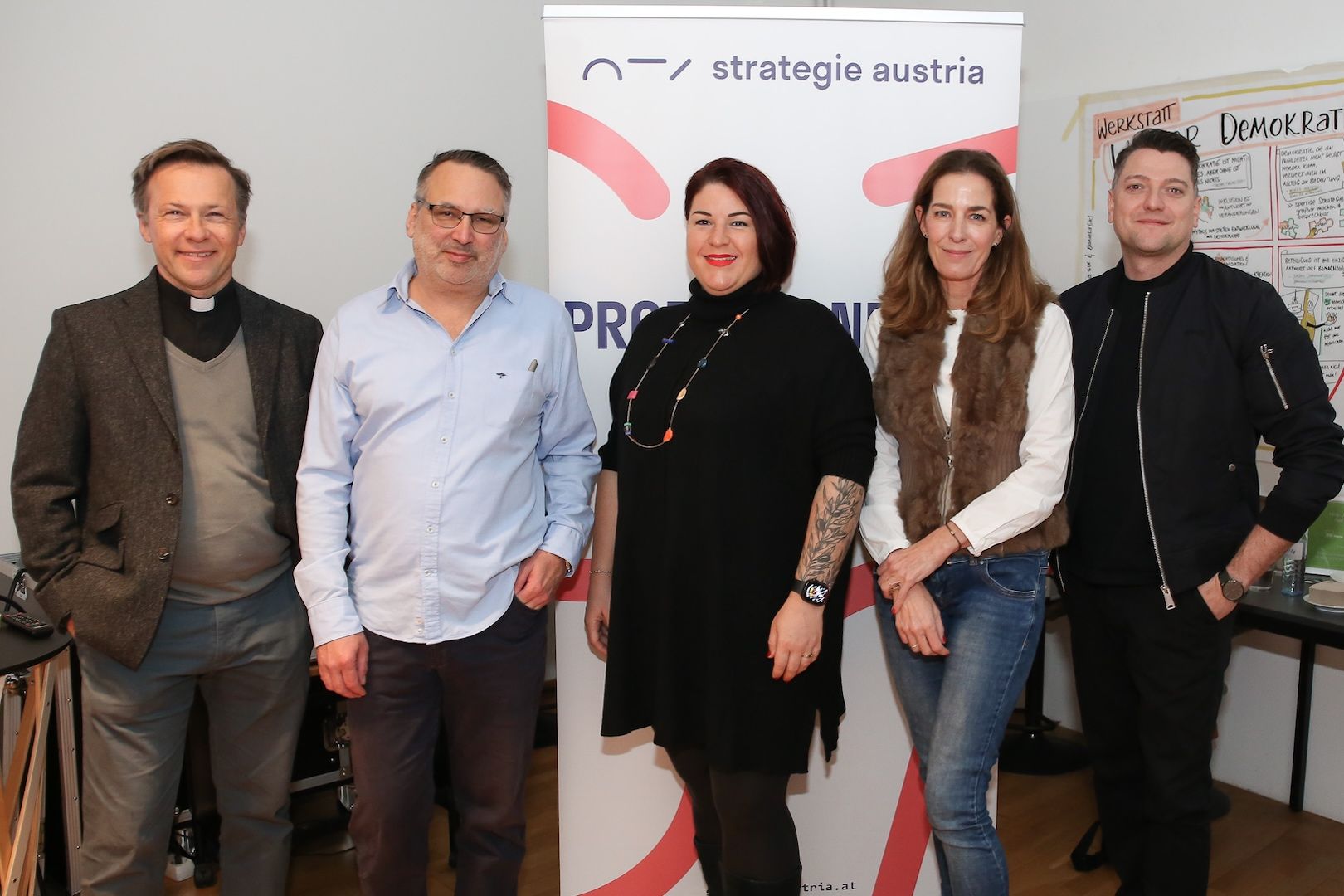 Speaker:innen vom Strategie Austria-Event "Can I trust myself"