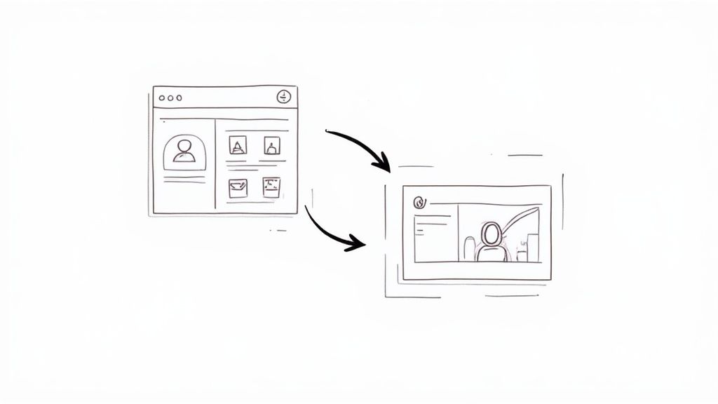 A mockup of the Shopify dashboard showing an order that originated from the TikTok Shop sales channel.