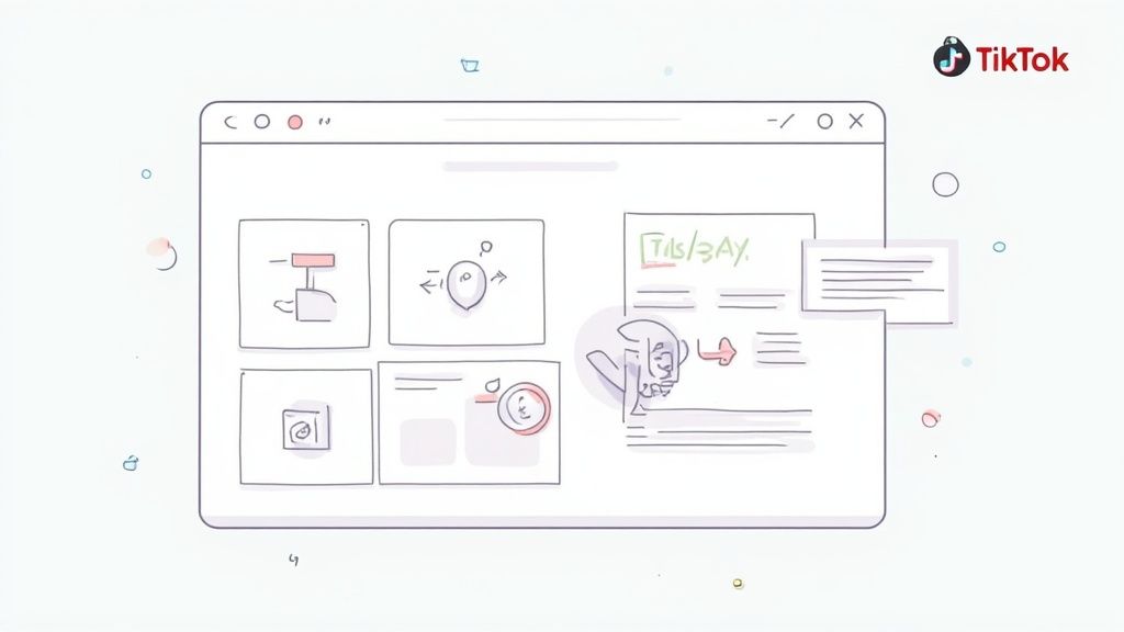 Installing the official TikTok app from the Shopify App Store